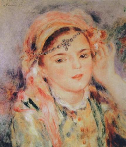 Pierre Renoir Algerian Woman Sweden oil painting art